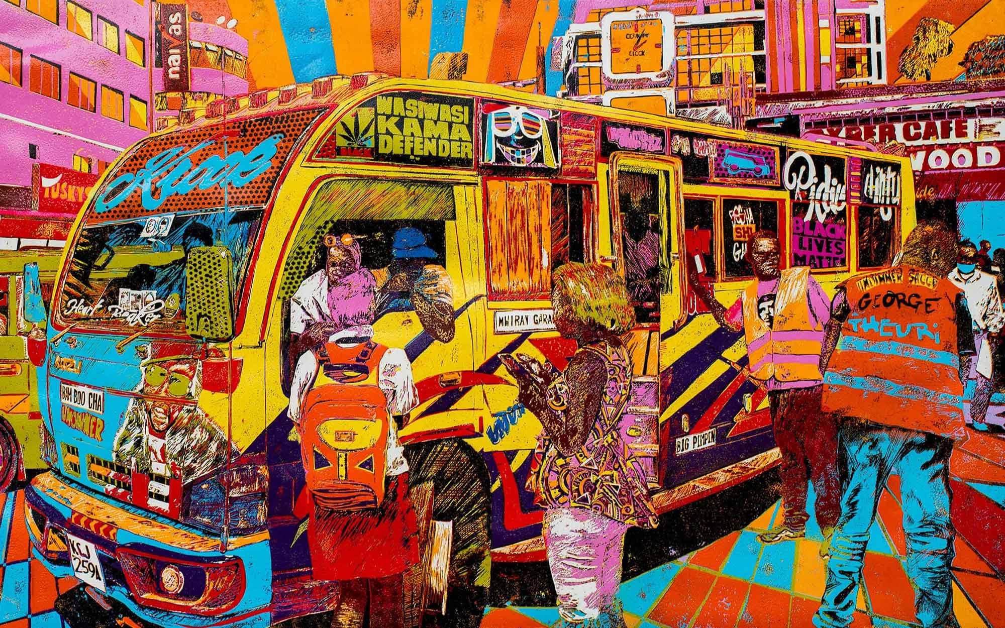 Dennis Muraguri matatu art