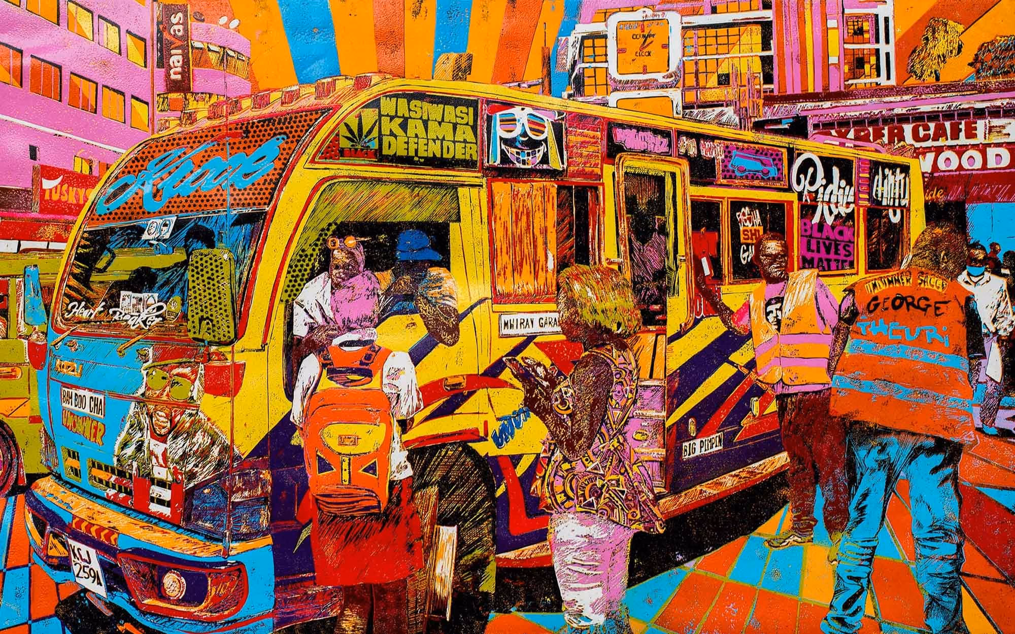 Dennis Muraguri matatu art